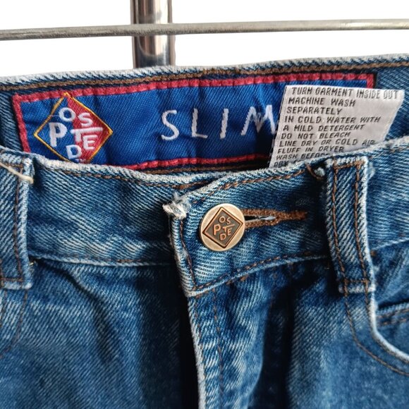 Vintage Women's Jeans 1/2 26 W  1990's POSTED WESTERN RANCH MOM DENIM Slim 26x31 - Picture 6 of 8